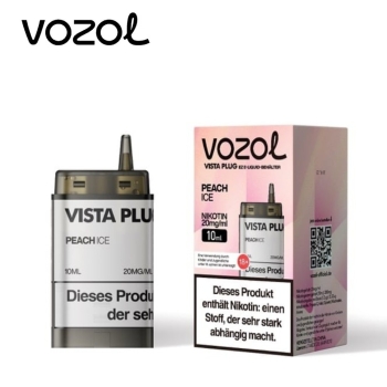Vozol Vista Plug Ez - Peach Ice - Pods 20mg